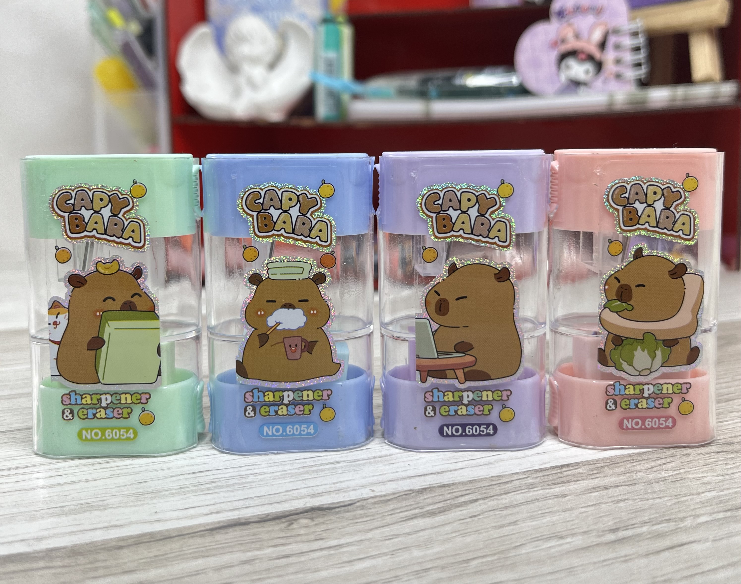 تراش پاکن مخزن دار طرح CAPYBARA